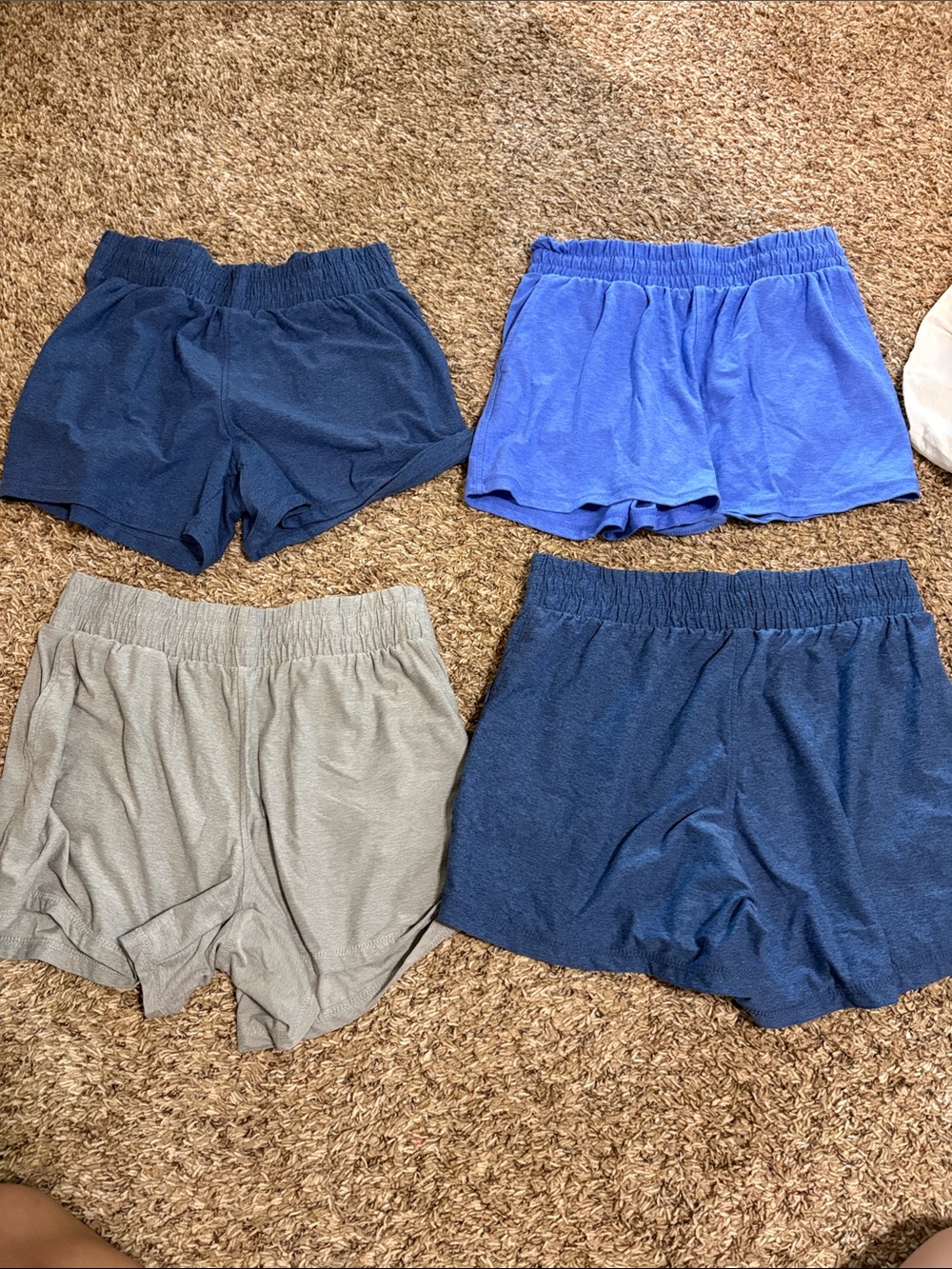 Athletic Works 4-Pack Shorts in Blue & Gray Tones